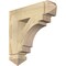Ekena Millwork Merced Arts & Crafts Rough Sawn Bracket, Douglas Fir, 4"W x 18"D x 18"H BKT04X18X18MRC03RDF - alternate 1